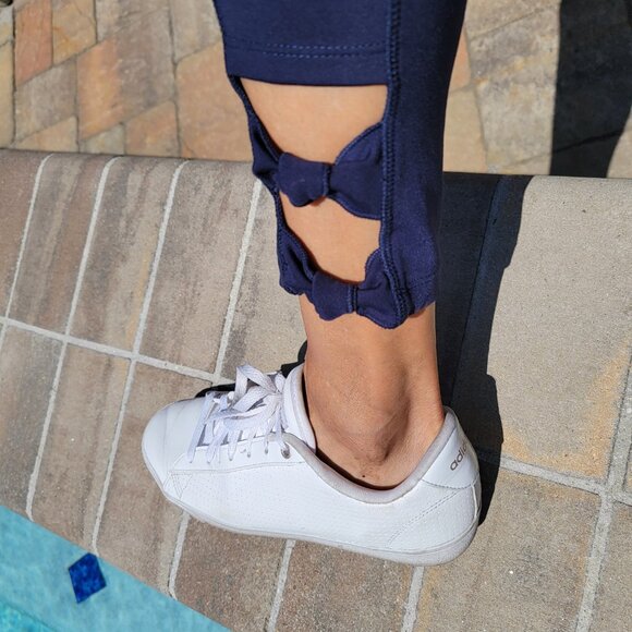 Chico's Zenergy Leggings Navy Activewear Athleisure Women Size XS to Small NWOT - Picture 7 of 16